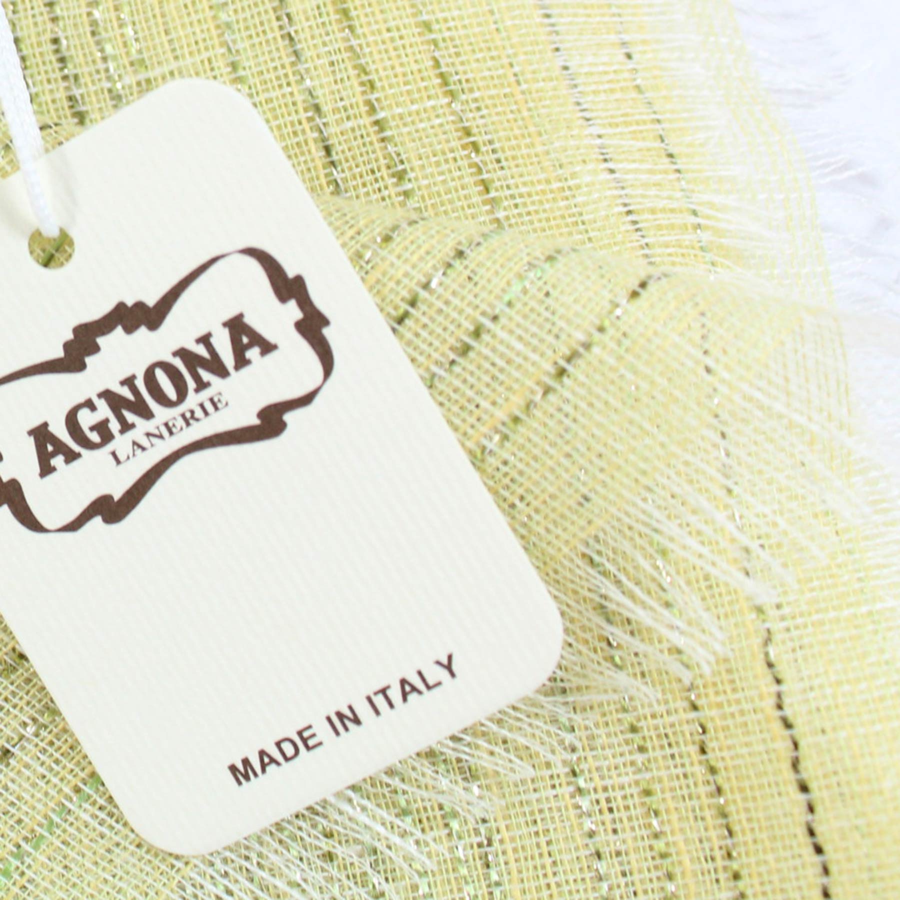 Agnona Scarf Yellow Gold Design