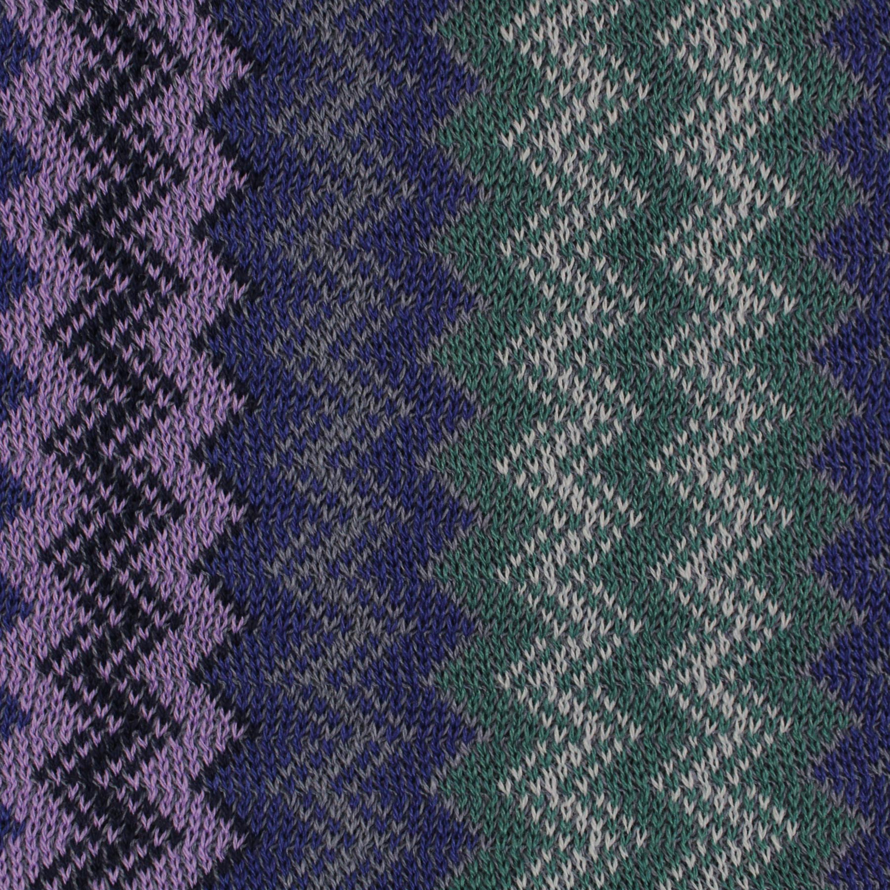 Missoni Scarf Lilac Purple Sage Green Herringbone Design - Designer Shawl