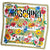 Moschino Scarf Ornamental Floral Taupe - Silk Foulard With Fringe