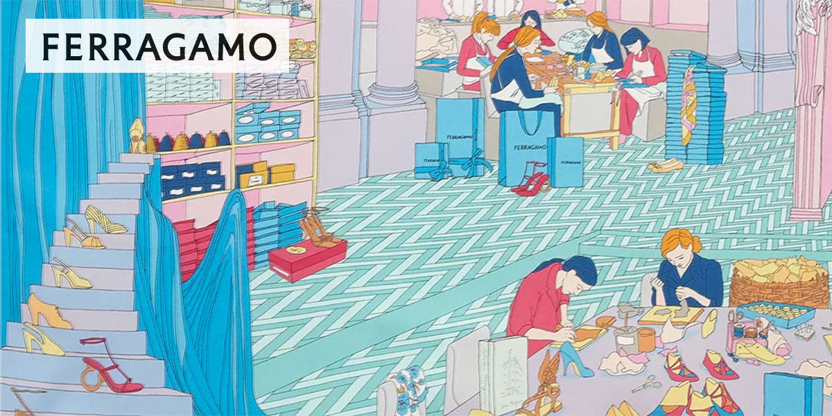 Salvatore Ferragamo Scarves 2024 Collection - Como Milano