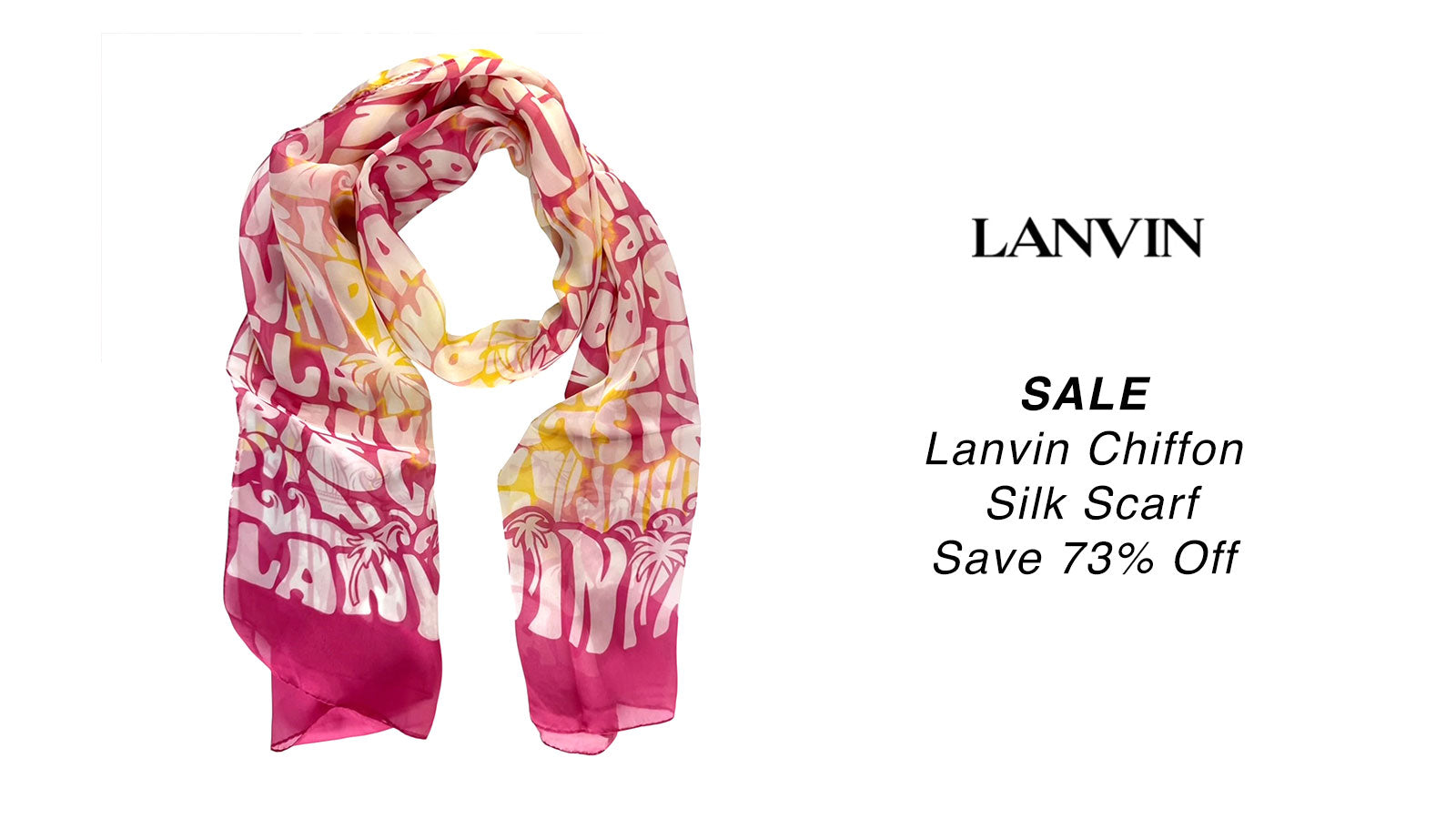 Lanvin Paris Scarves Sale