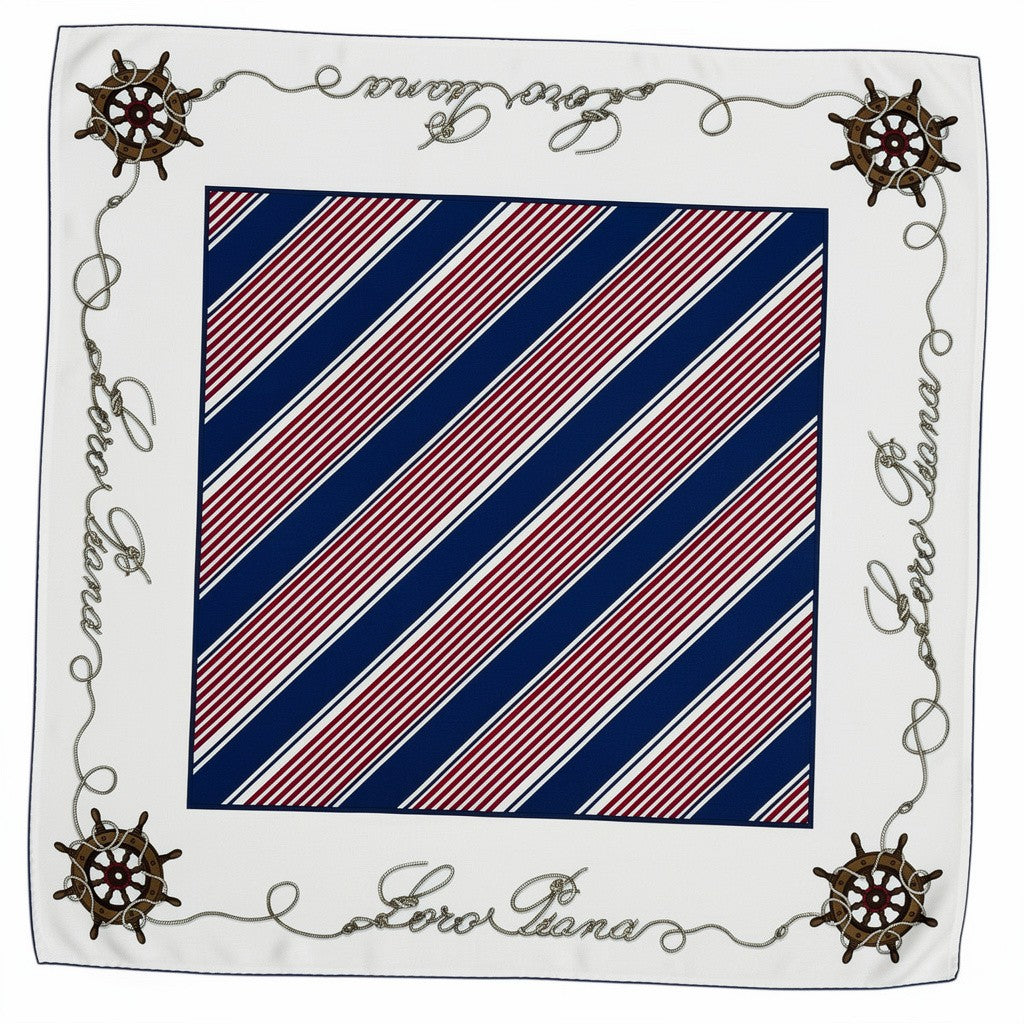 Loro Piana Scarf Nautical Sailor 