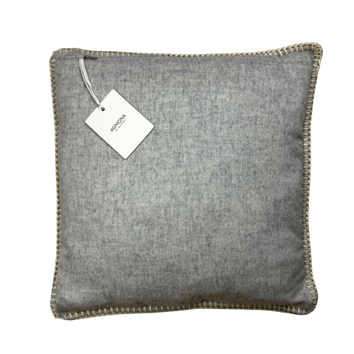 Agnona Cashmere Pillow Gray