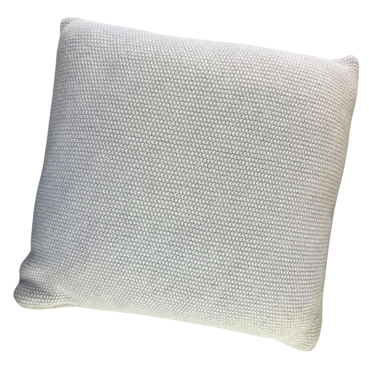 Agnona Pillow White Beige Sheepskin Wool Cashmere