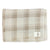 Agnona Scarf Beige Check - Cashmere Linen Shawl