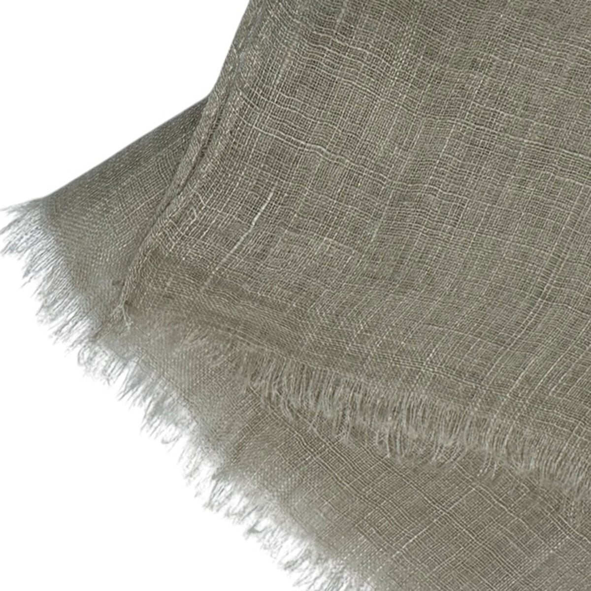 Agnona Scarf Beige - Luxury Linen Designer Shawl FINAL SALE