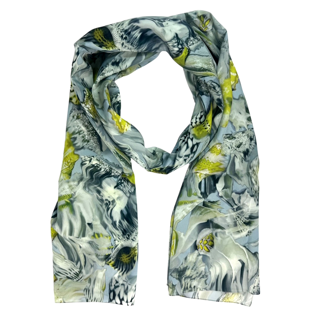 Genuine Agnona Scarf Shells Design - Weight Silk Shawl