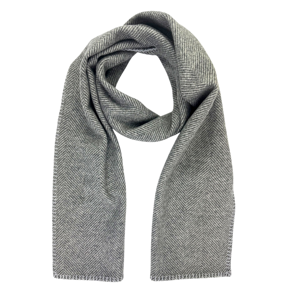 Agnona Scarf Gray Genuine