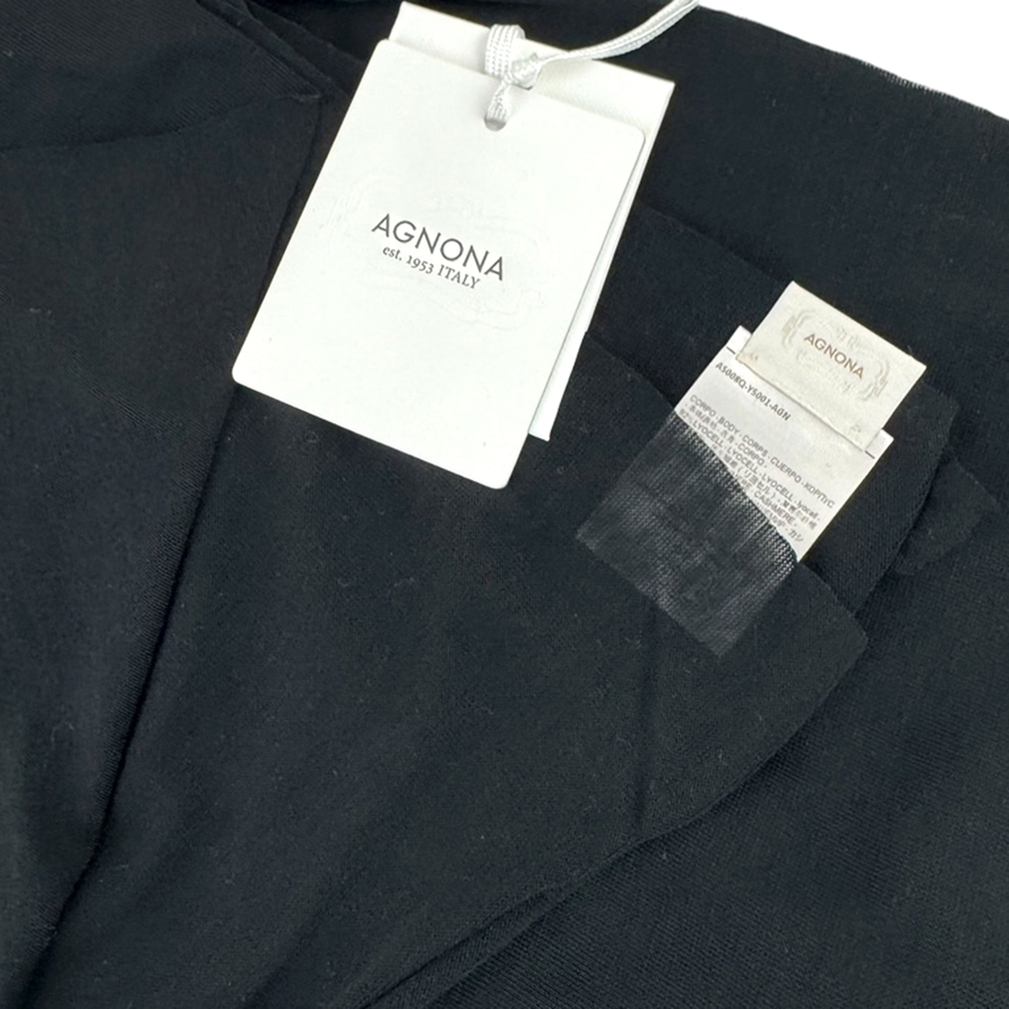 Agnona Scarf Black - Luxury Extra Large Women Shawl