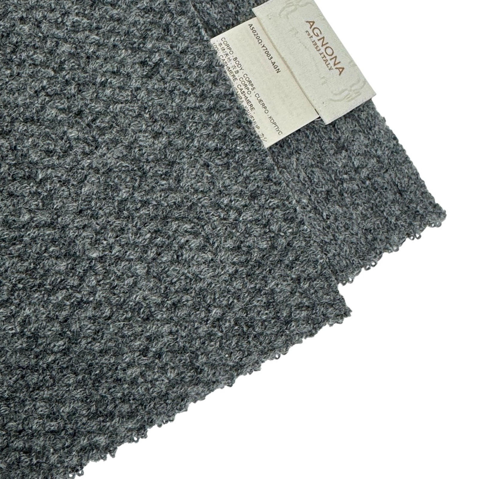 Agnona Scarf Gray Unisex Cashmere Shawl