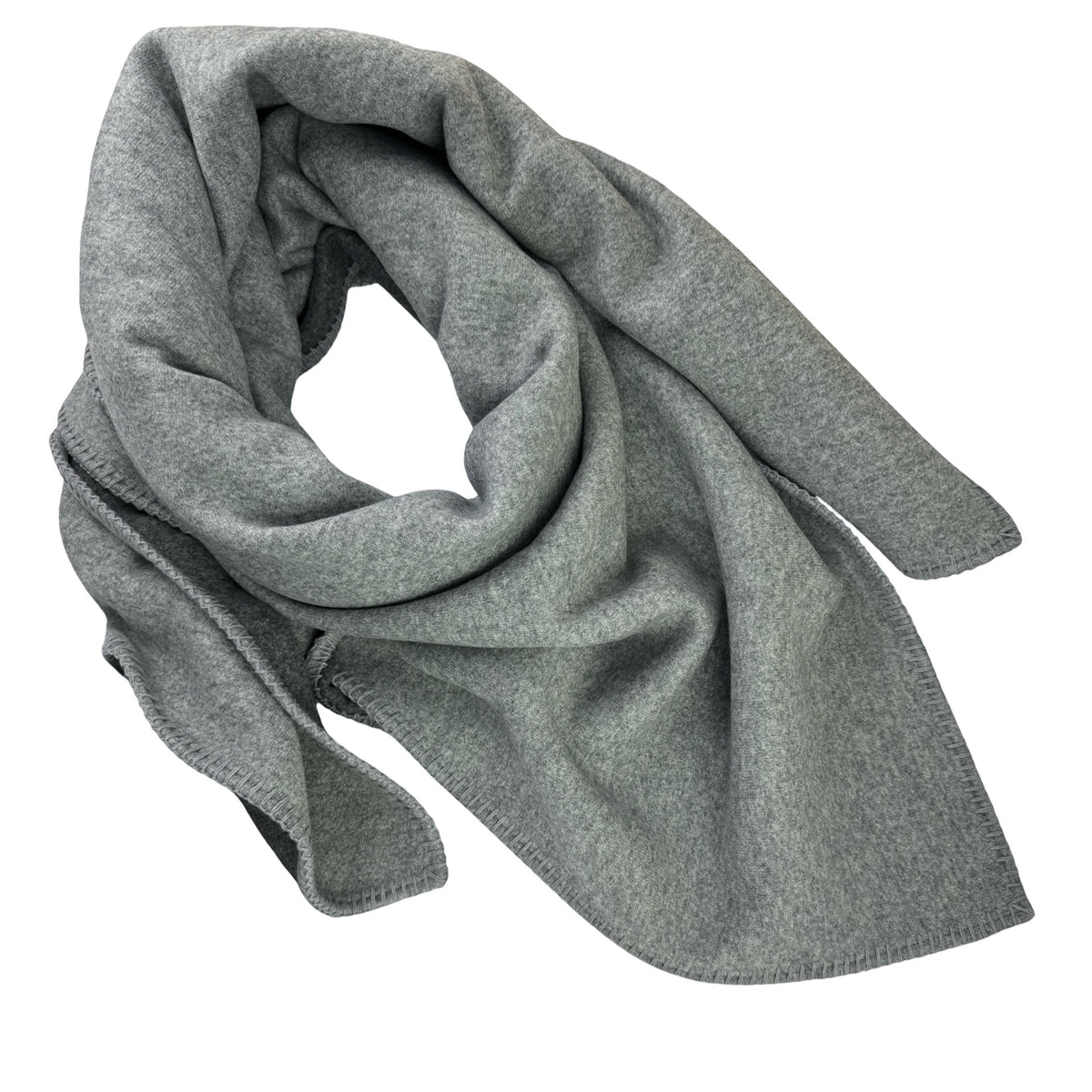 Agnona Scarf Gray Cashmere Shawl