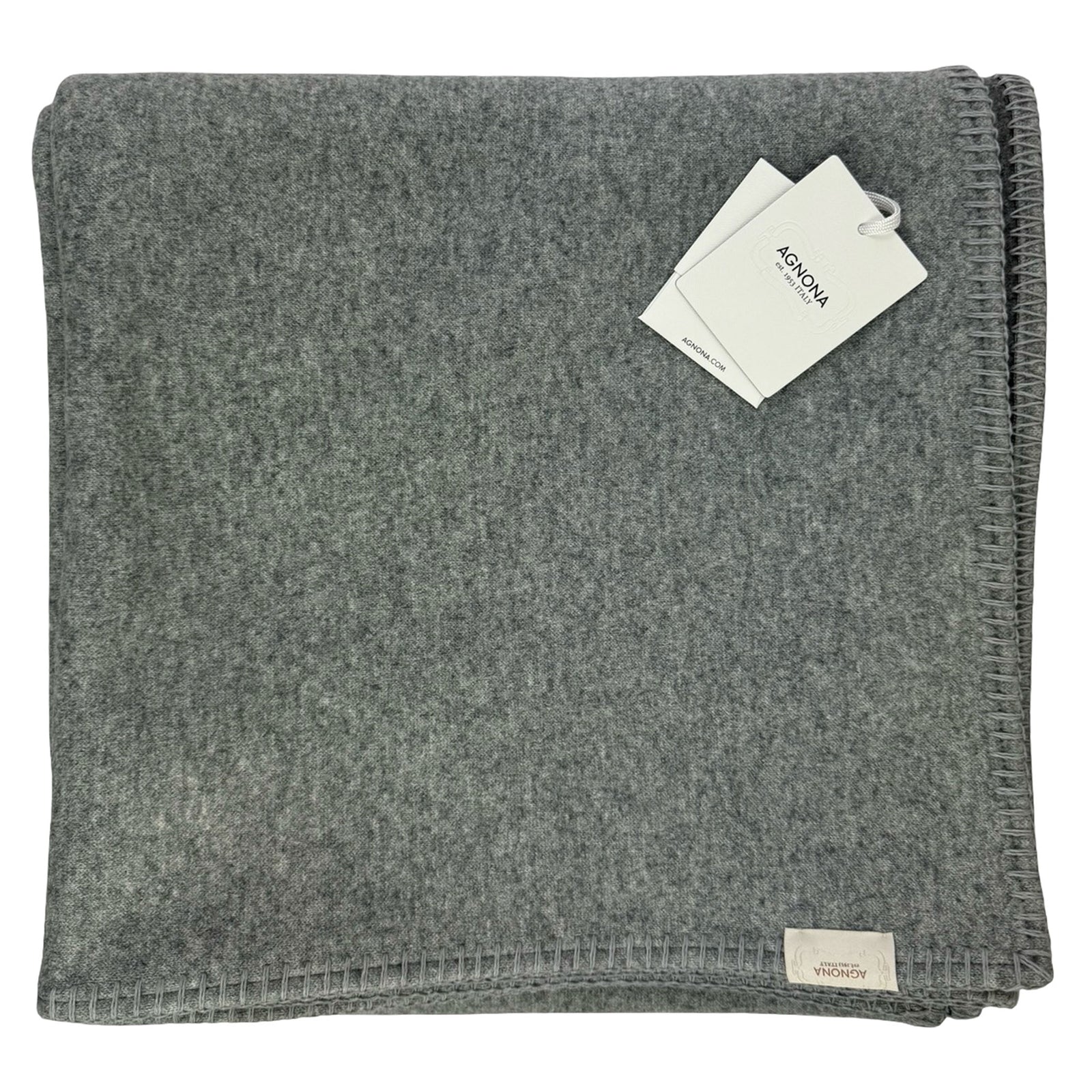 Agnona Scarf Gray - Extra Large Heavy Weight Cashmere Shawl