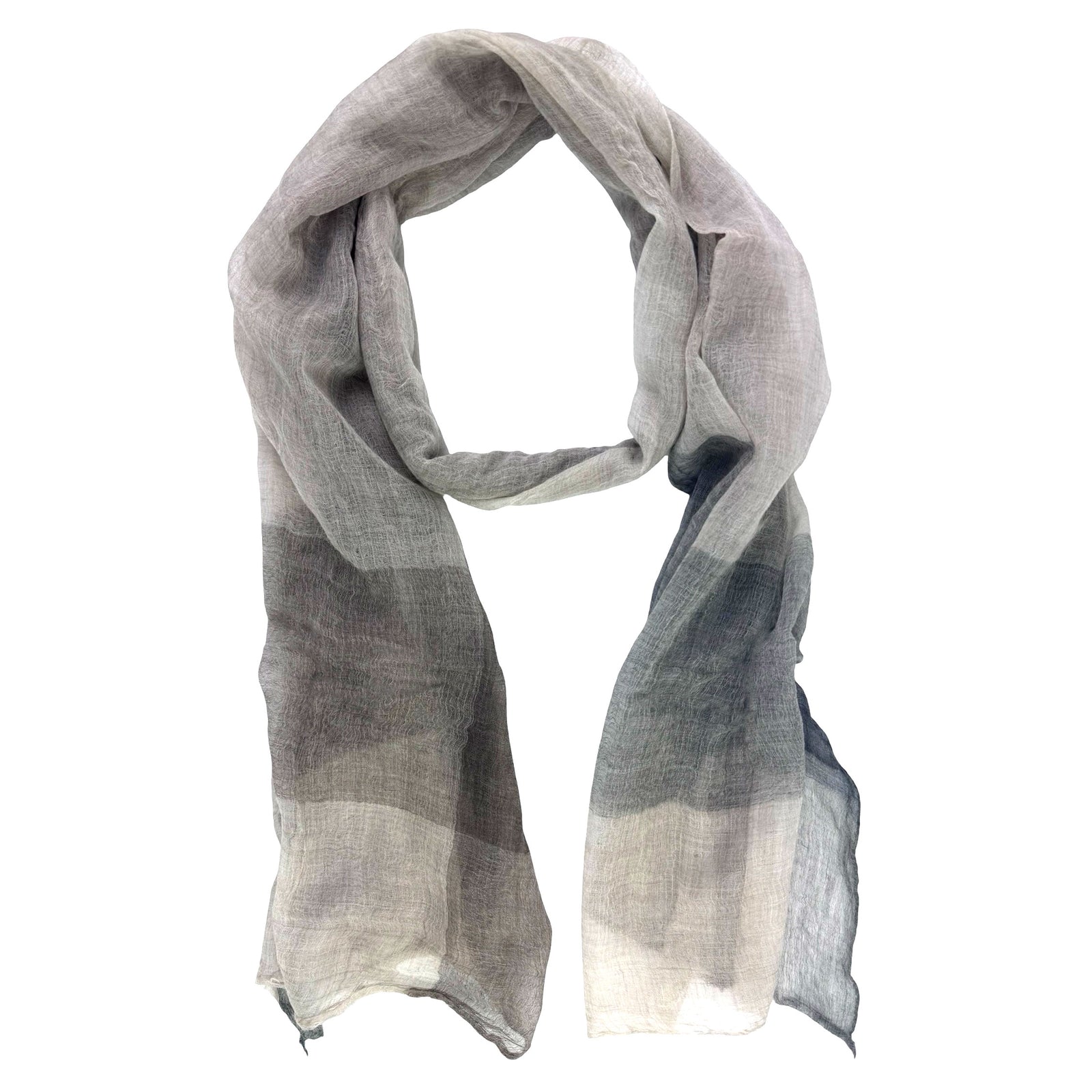 Agnona Scarf Taupe Gray Beige - Luxury Cashmere Shawl