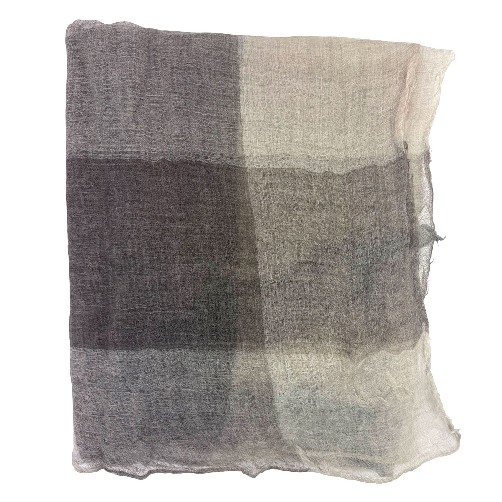 Agnona Scarf Taupe Gray Beige - Luxury Cashmere Shawl