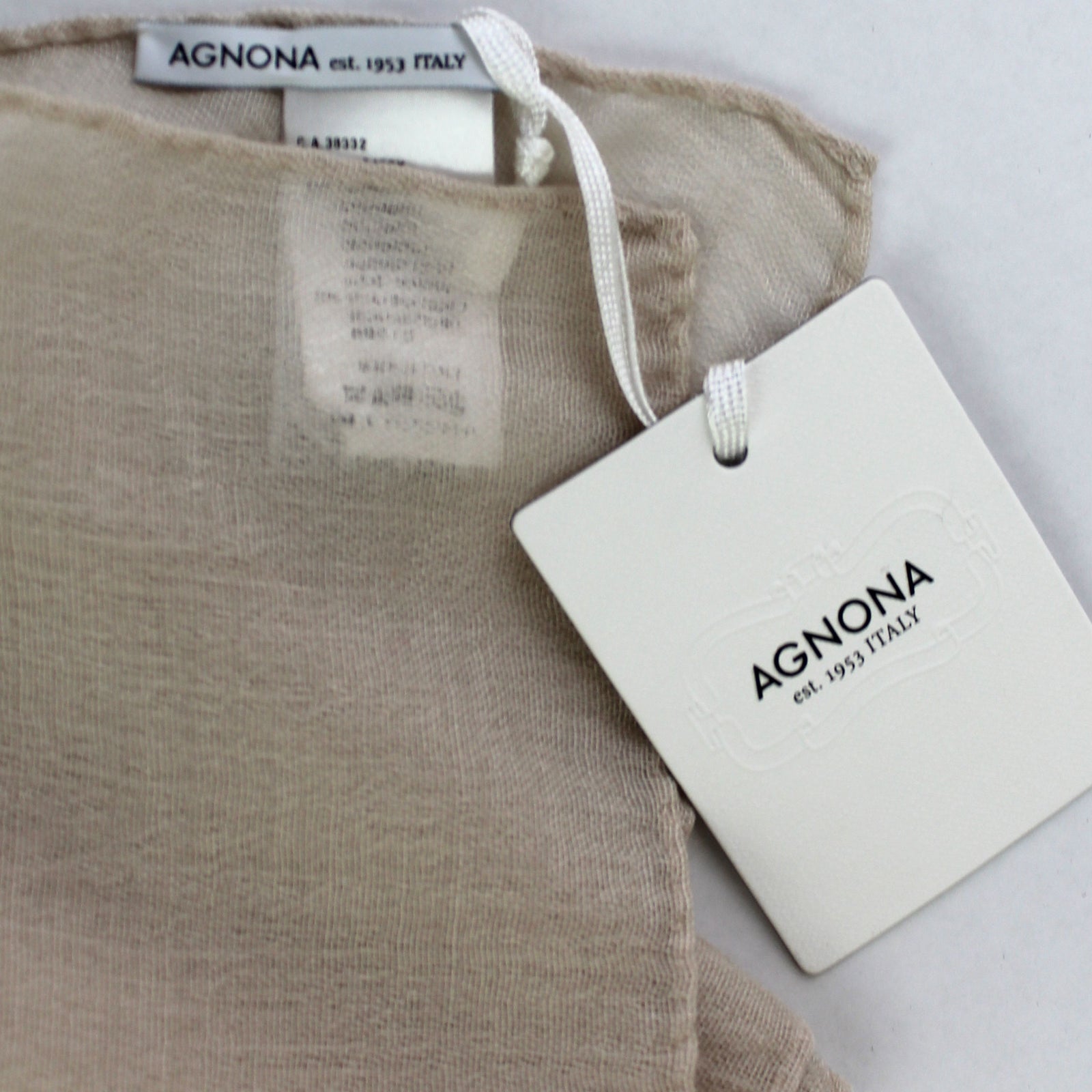 Agnona Scarf Beige - Cashmere Silk Shawl