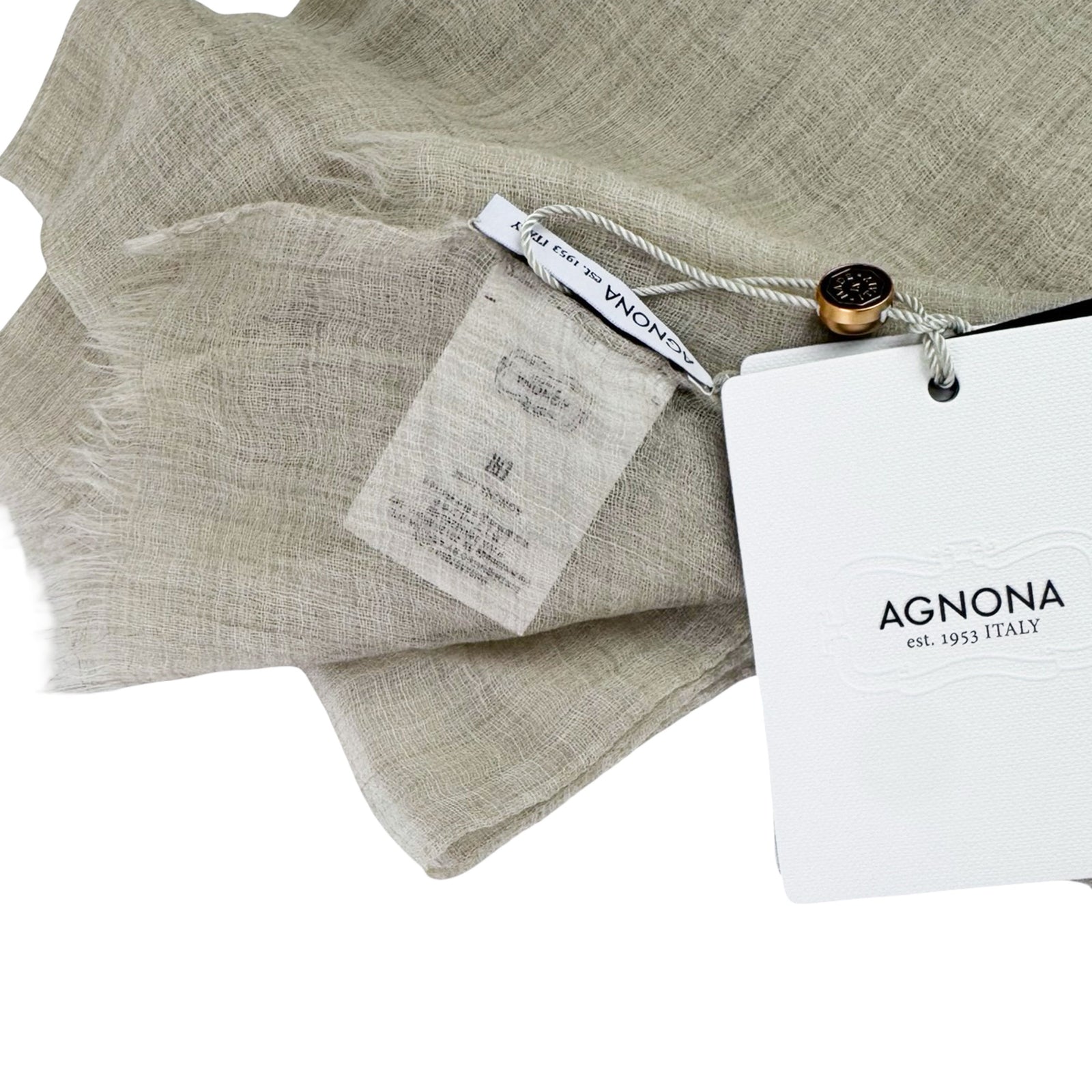 Agnona Scarf Beige Sand - Luxury Delicate Cashmere Shawl