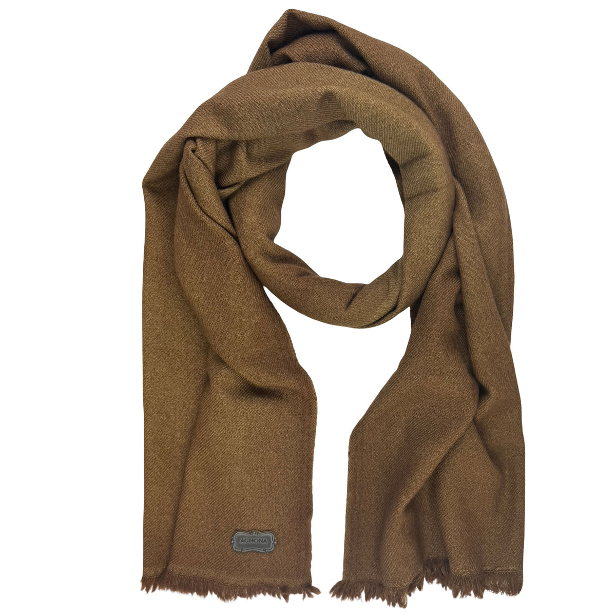 Agnona Cashmere Scarf Brown l