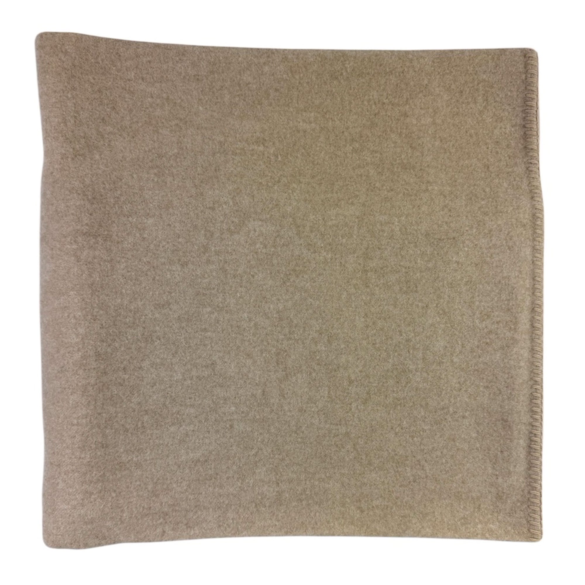 Agnona Throw Blanket Beige Cashmere Wool