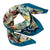 Laura Biagiotti Silk Scarf Petrol Blue New
