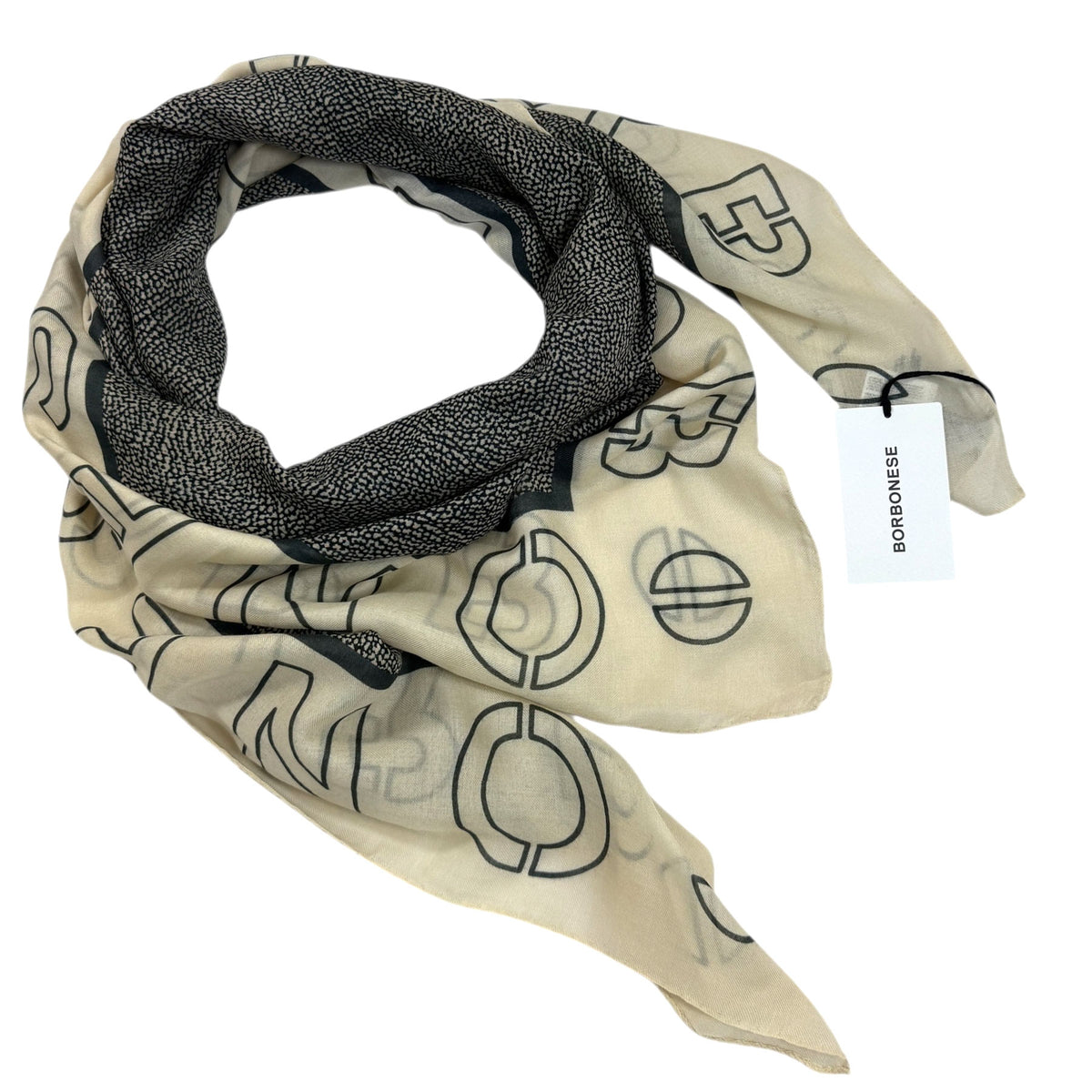 Scarf featuring the Brand and the iconic screws