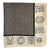 Borbonese Scarf White Logo & Eye Of Partridge - Wool Silk Shawl