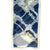 Borbonese Scarf Navy Blue Nautical Design - Linen Silk Shawl