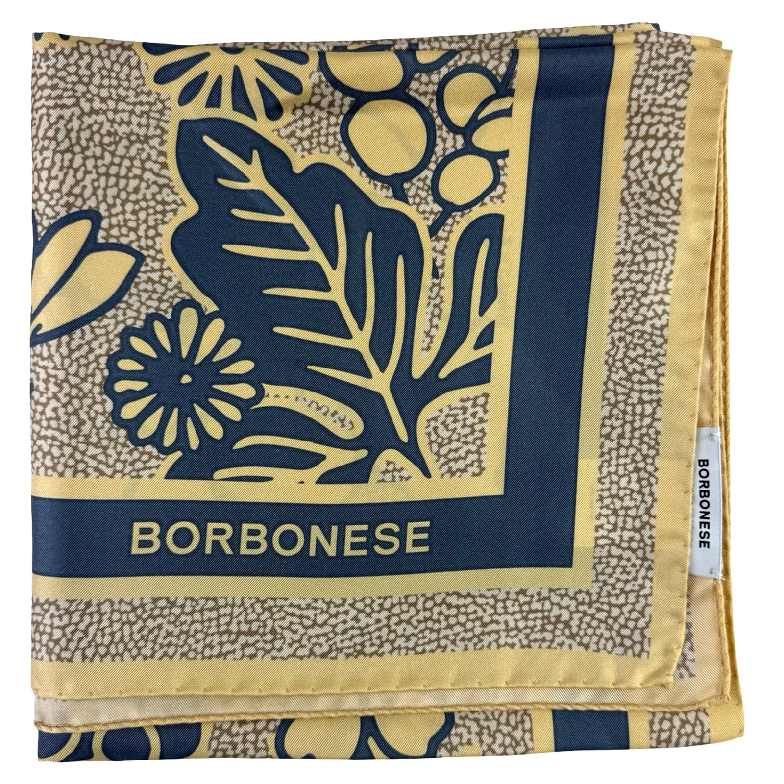 Borbonese Scarf - Twill Silk Square Foulard