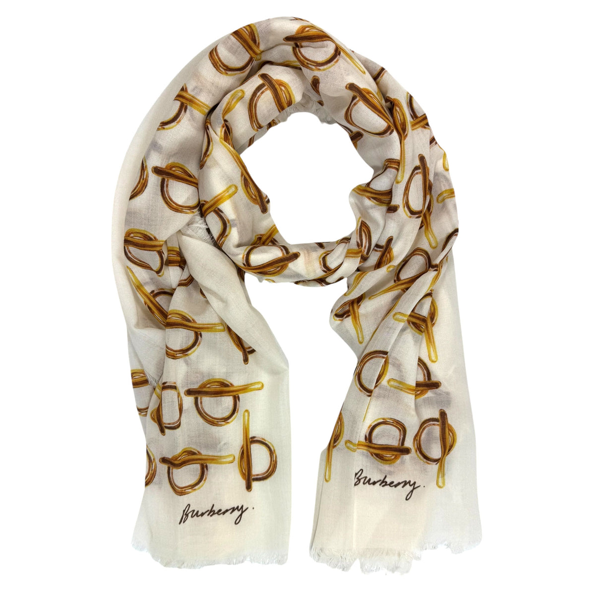 Buckle Scarf Burberry Women