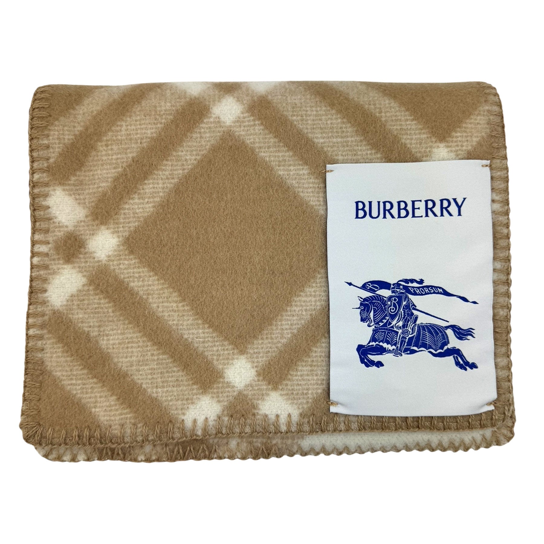 Burberry Wool Scarf Archive Beige Giant Check - Como Milano