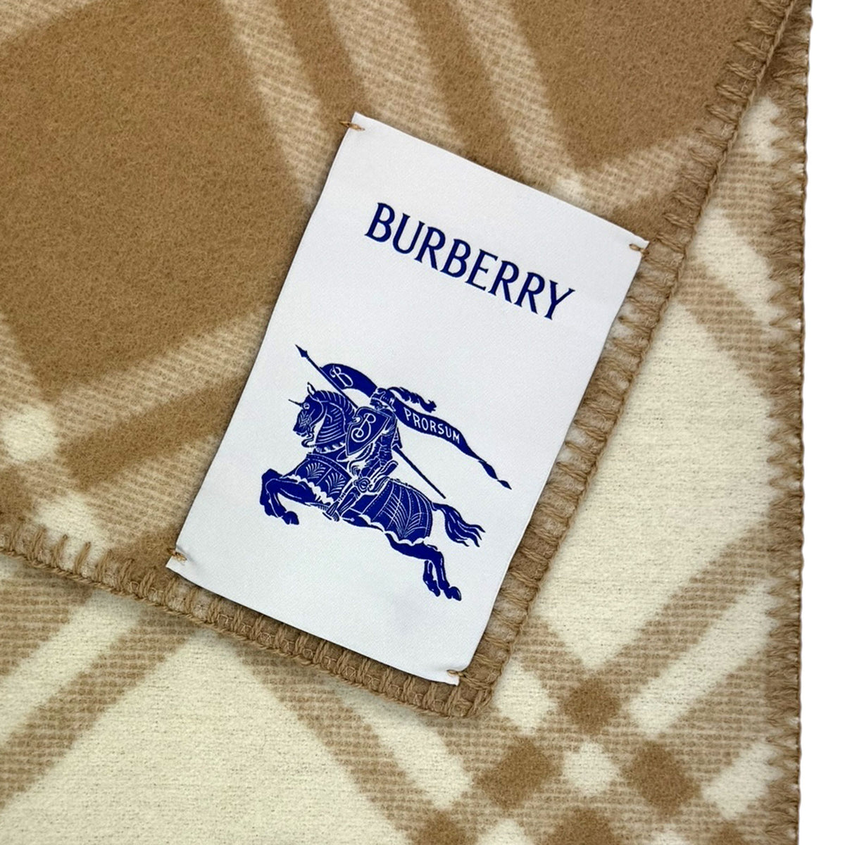 Burberry Wool Scarf Archive Beige Giant Check - New 2025 Collection