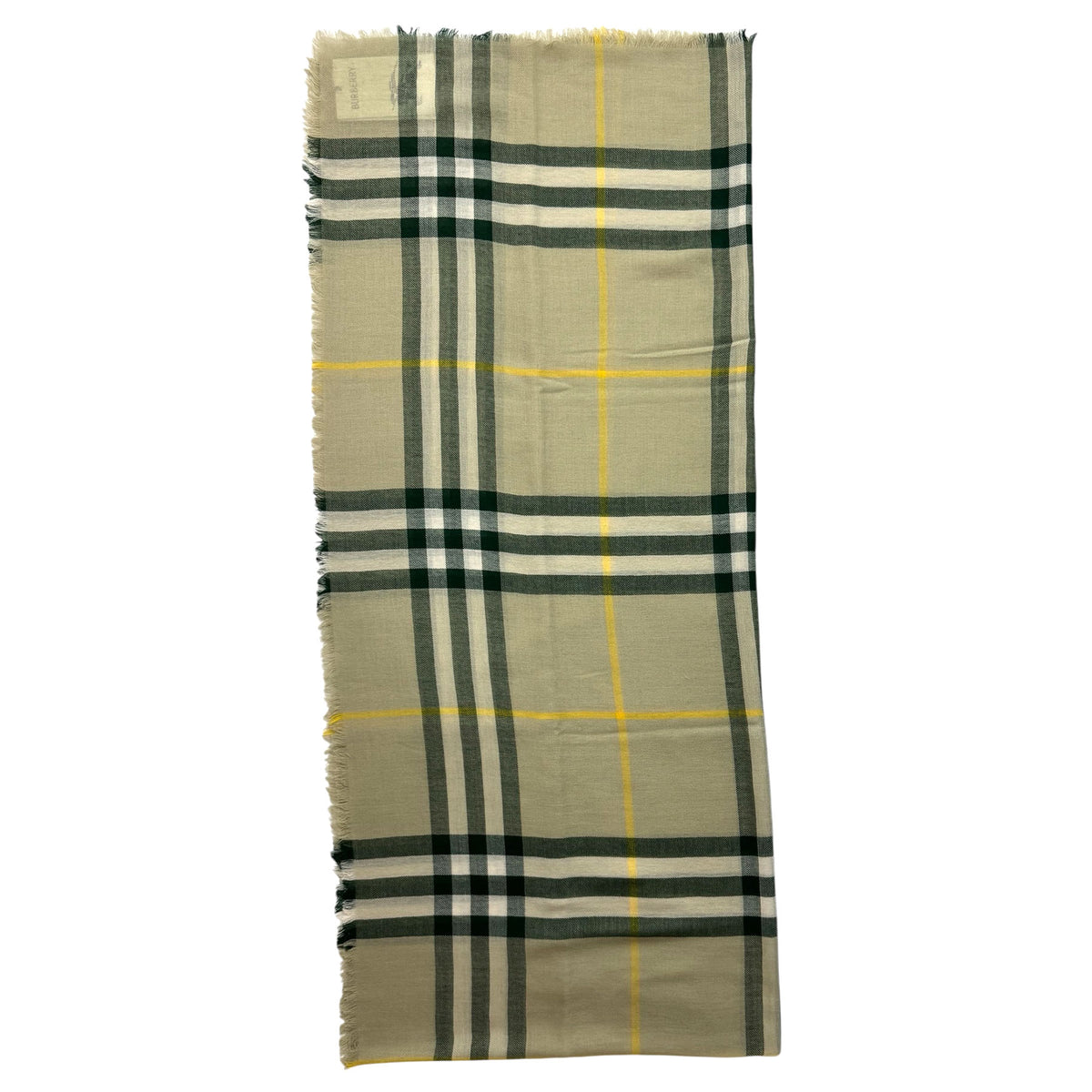 Burberry Scarf Giant Check - Light Weight Wool Shawl
