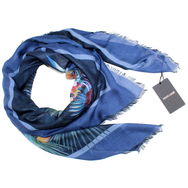 Roberto Cavalli Foulard Con Cavalli Roberto Cavalli Off White