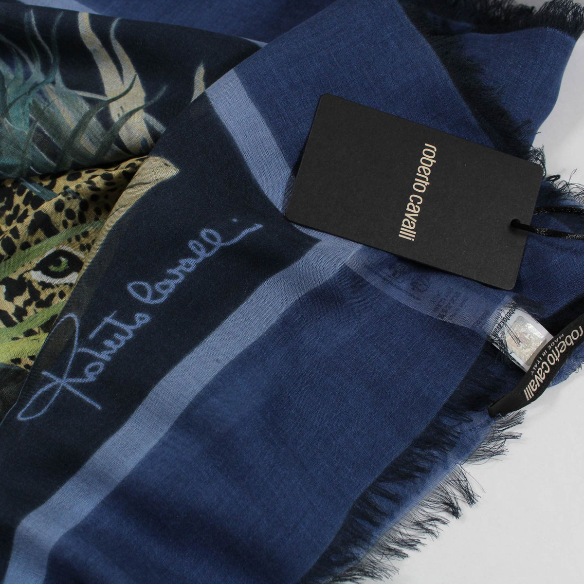 Roberto Cavalli Scarf Cheetah New