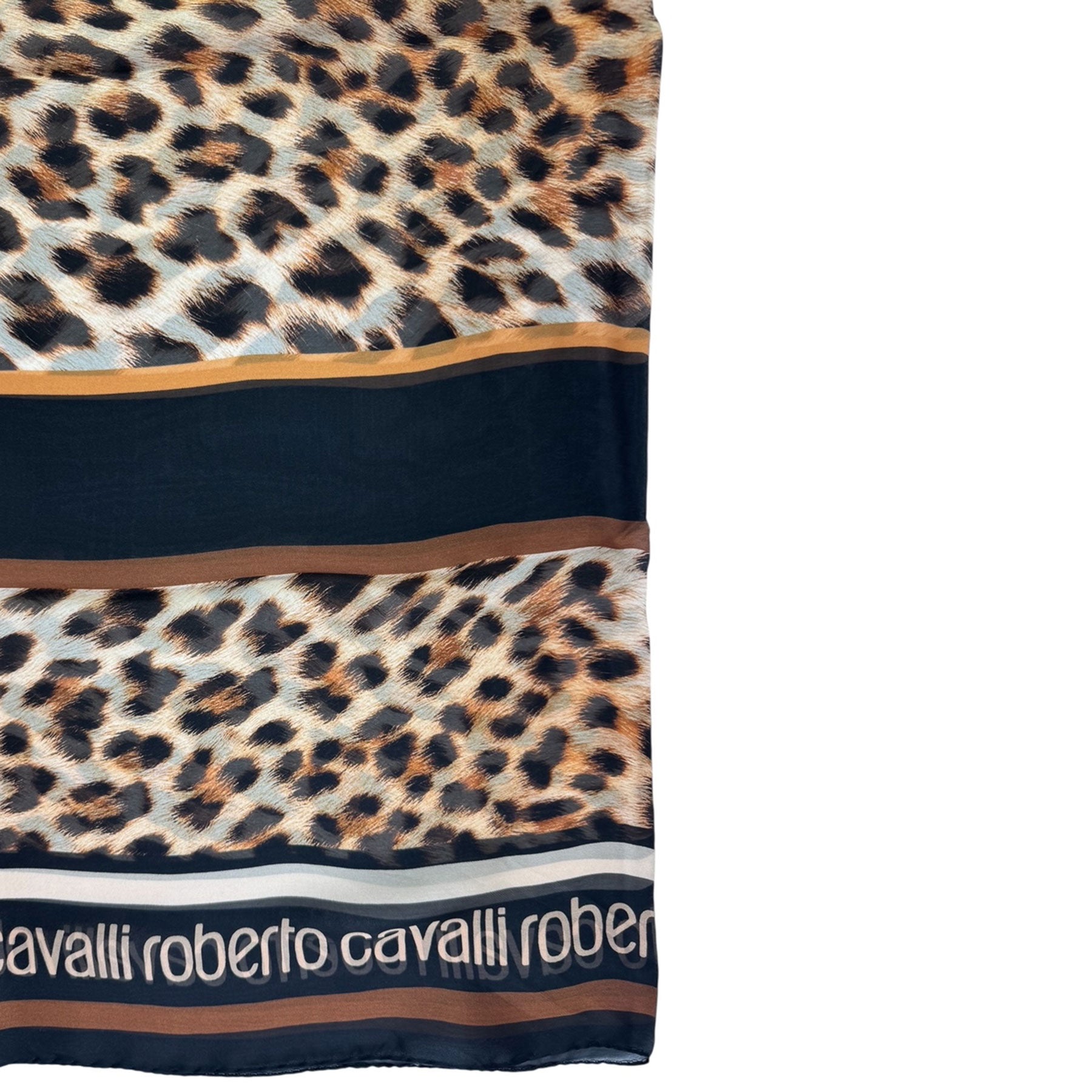 Superbe foulard ROBERTO CAVALLI soie TBEG vintage scarf 47 x 48 cm Superbe foulard ROBERTO CAVALLI soie TBEG vintage scarf 47 x 48 cm