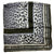 Roberto Cavalli Scarf Gray Black Purple Leopard Print - Silk Shawl