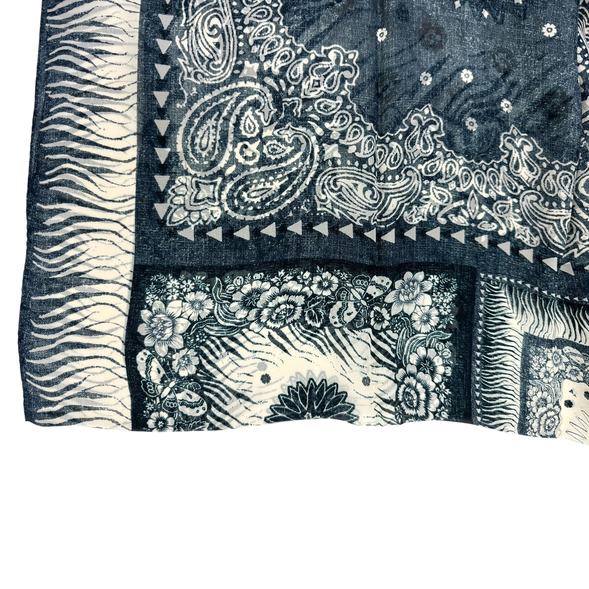 Roberto Cavalli Scarf Floral Patch 