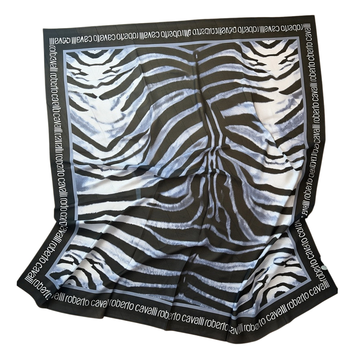 Roberto Cavalli Pareo / Scarf Anim Print - Extra Large Chiffon Silk Shawl SALE