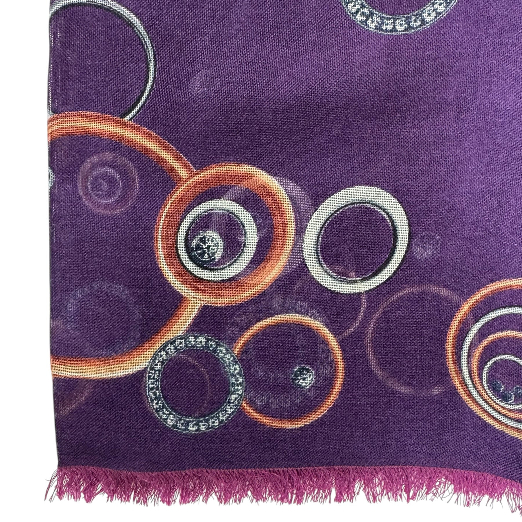 Chopard Scarf Purple - Wool Silk Shawl