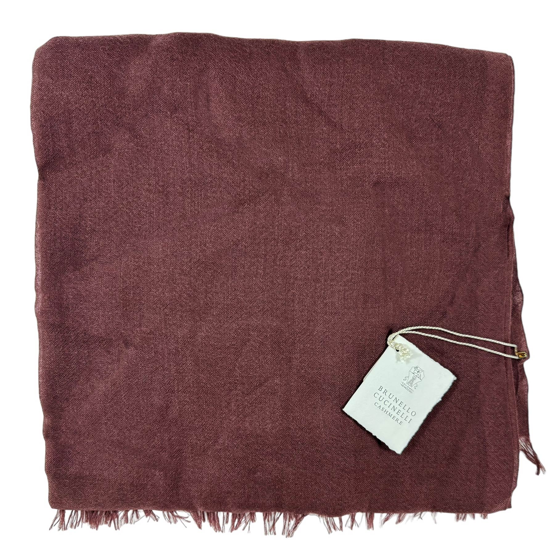Brunello Cucinelli Cashmere Scarf Plum - Large Luxury Women