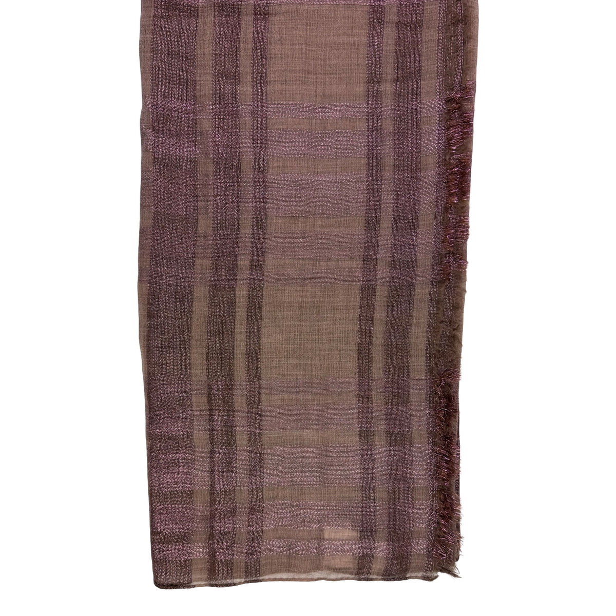 Scarf Huge Pink Brown Design