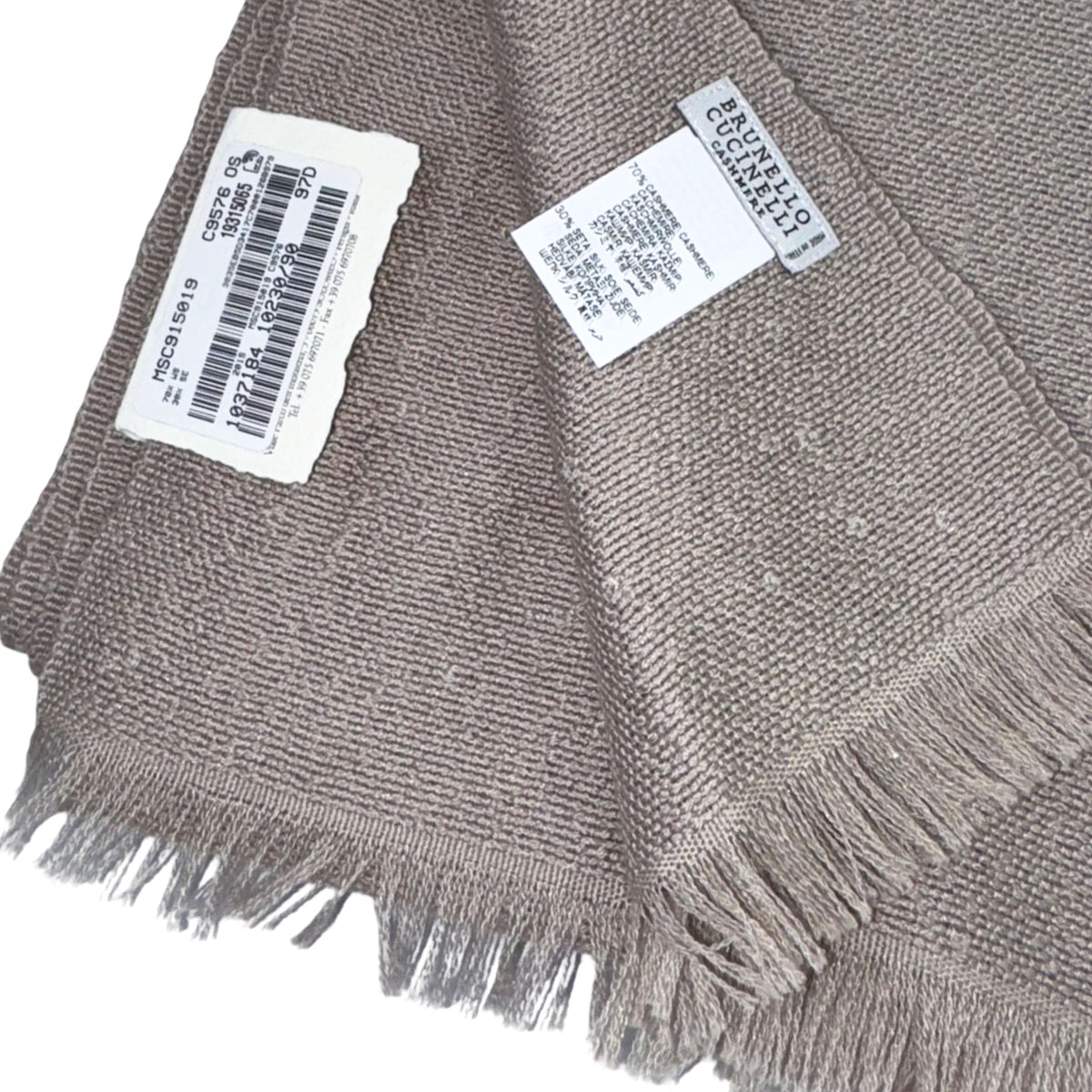 Cucinelli Scarf Taupe