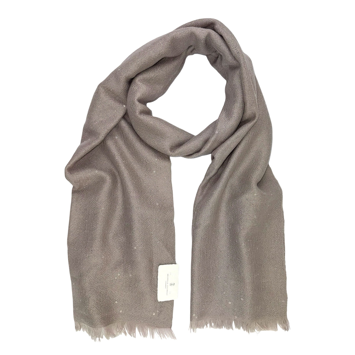 Brunello Cucinelli Scarf Taupe - Luxury Women Designer Shawl