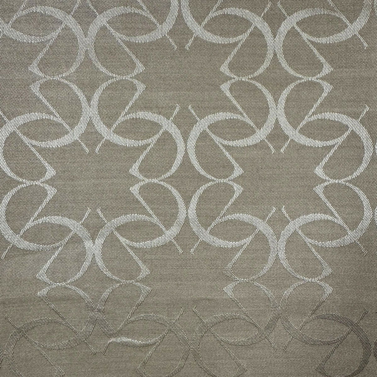 Elie Saab Scarf Taupe Logo Design