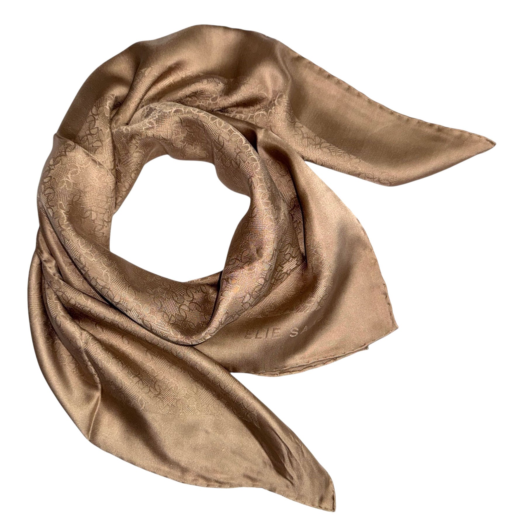 thumbnail image 2 of Handmade 18 Momme Twill Silk Wrap Scarf - Cloud Animals Double Face Shawl (90x90cm) - Women's Elegant 2 of 6