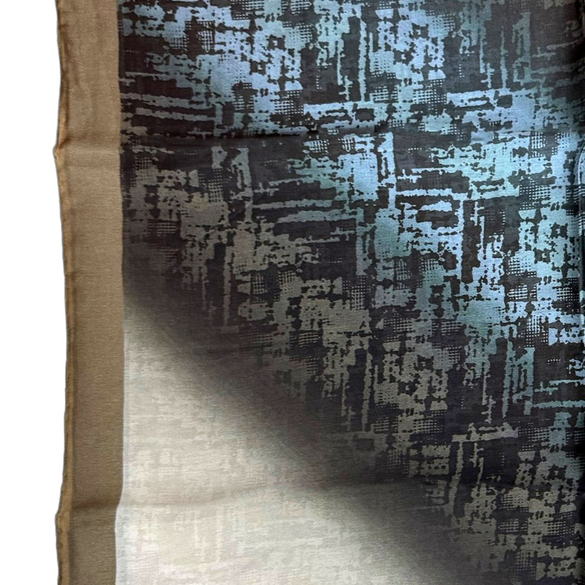 Elie Saab Scarf Signature Design - Extra Large Square Chiffon Silk Shawl SALE