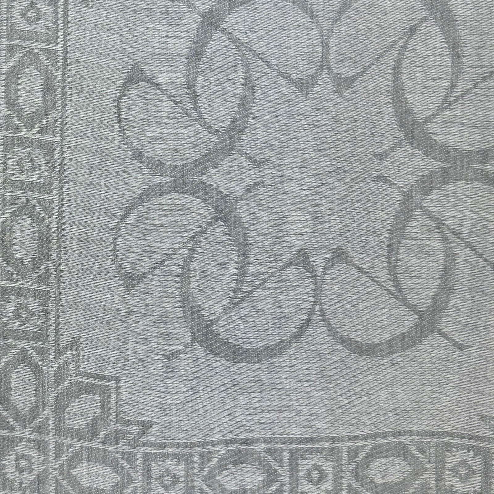 Elie Saab Scarf Gray Tonal Design - Extra Large 55 Inch Square Wrap SALE