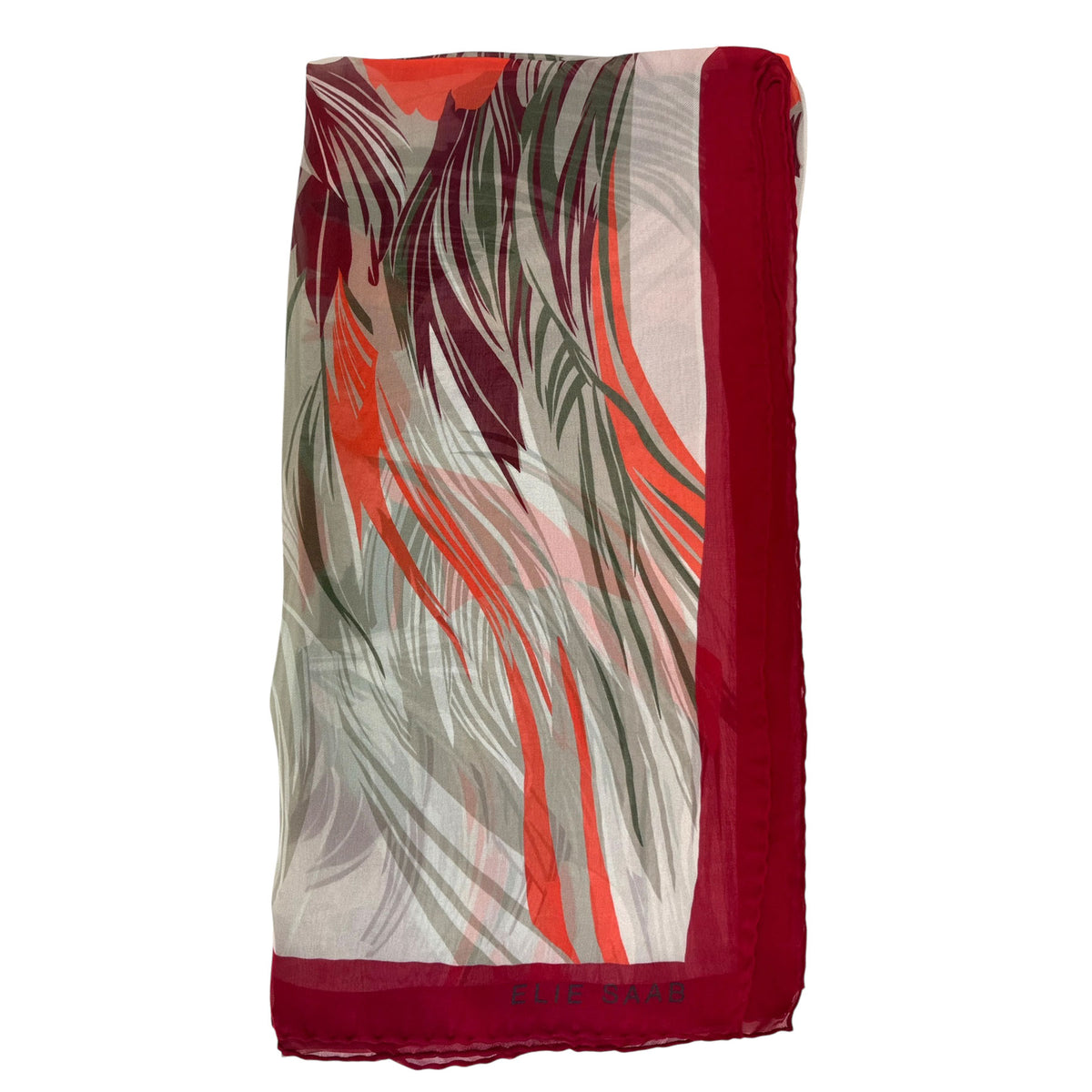 Bordeaux Floral Scarf