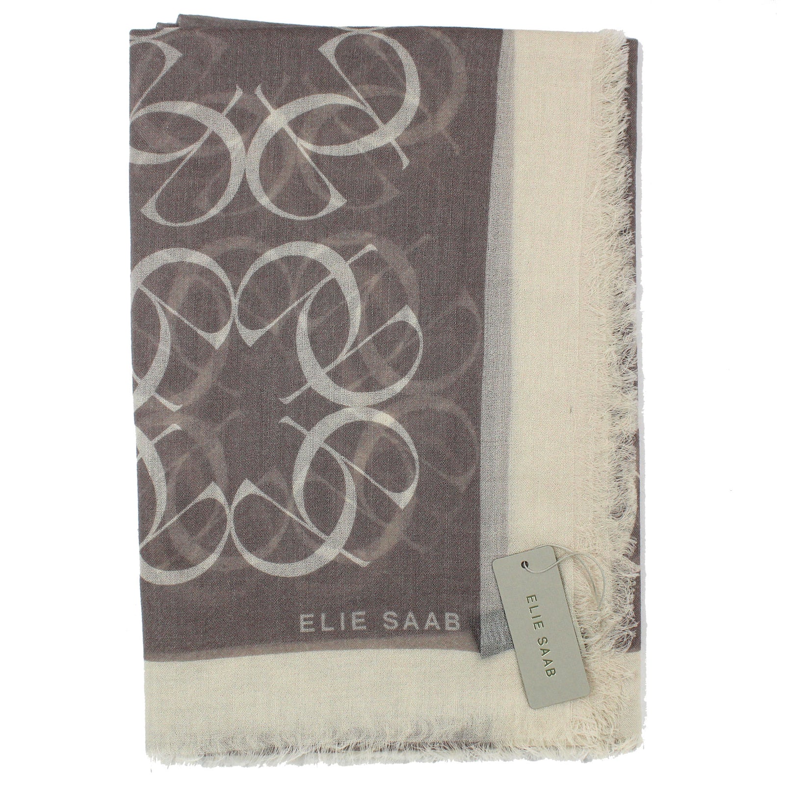 Elie Saab Scarf Mauve Gray 