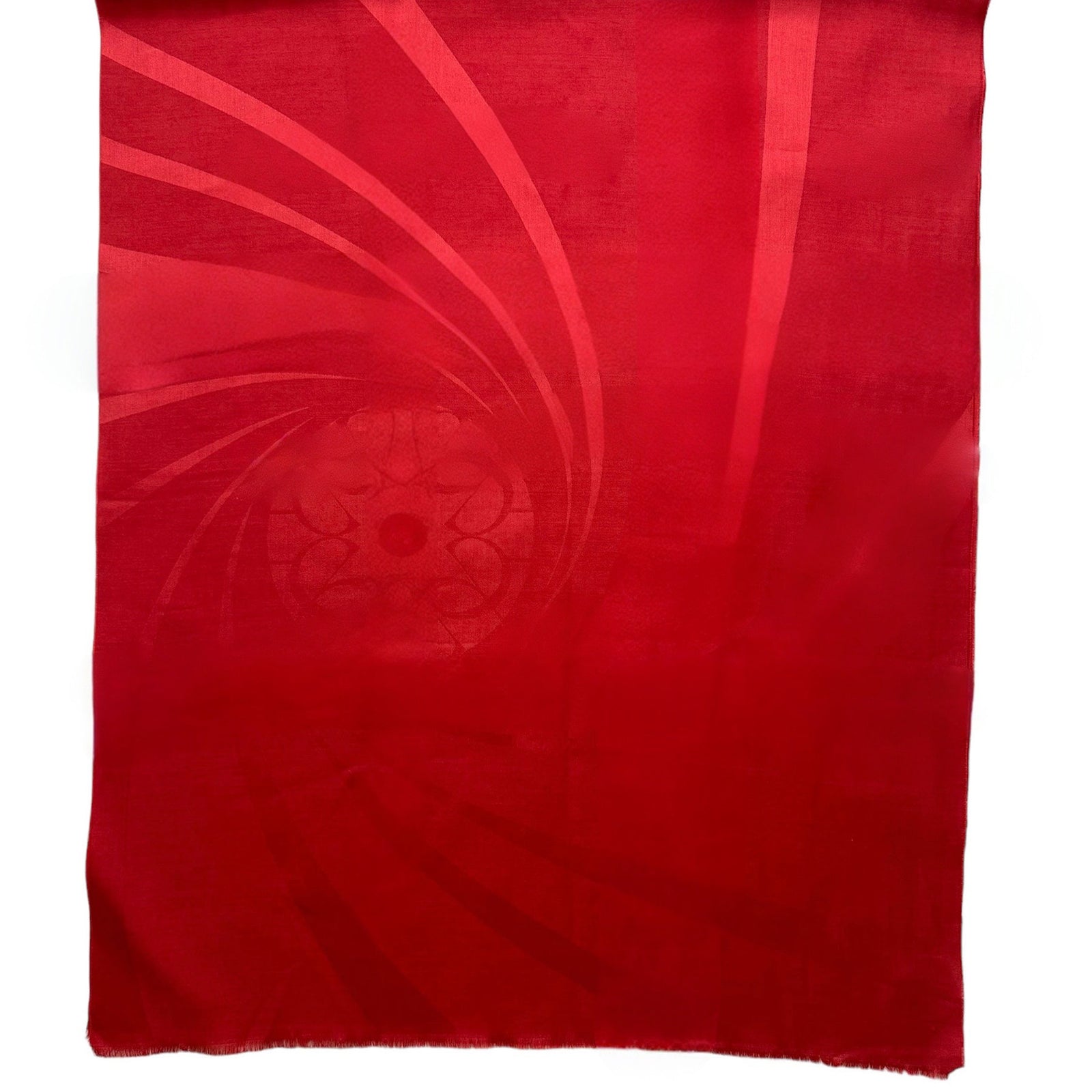 Elie Saab Scarf Red Logo - Wool Silk Designer Shawl SALE