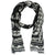 Elie Saab Scarf Black Gray Ornamental - Cashmere Silk Shawl